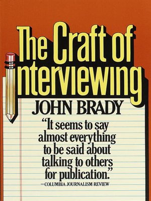 cover image of The Craft of Interviewing